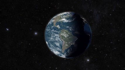 Obraz na płótnie Canvas земля вид из космоса