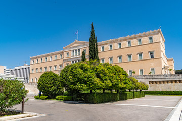 Fototapeta na wymiar Official residence of the President of the Hellenic Republic