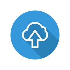 Vector illustration icon for upload