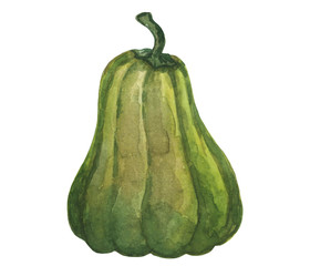 Watercolor fast food illustration element. Watercolor background Food, cafe, menu, restaurant.