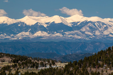 Spring Snow on the Sangre de Cristo