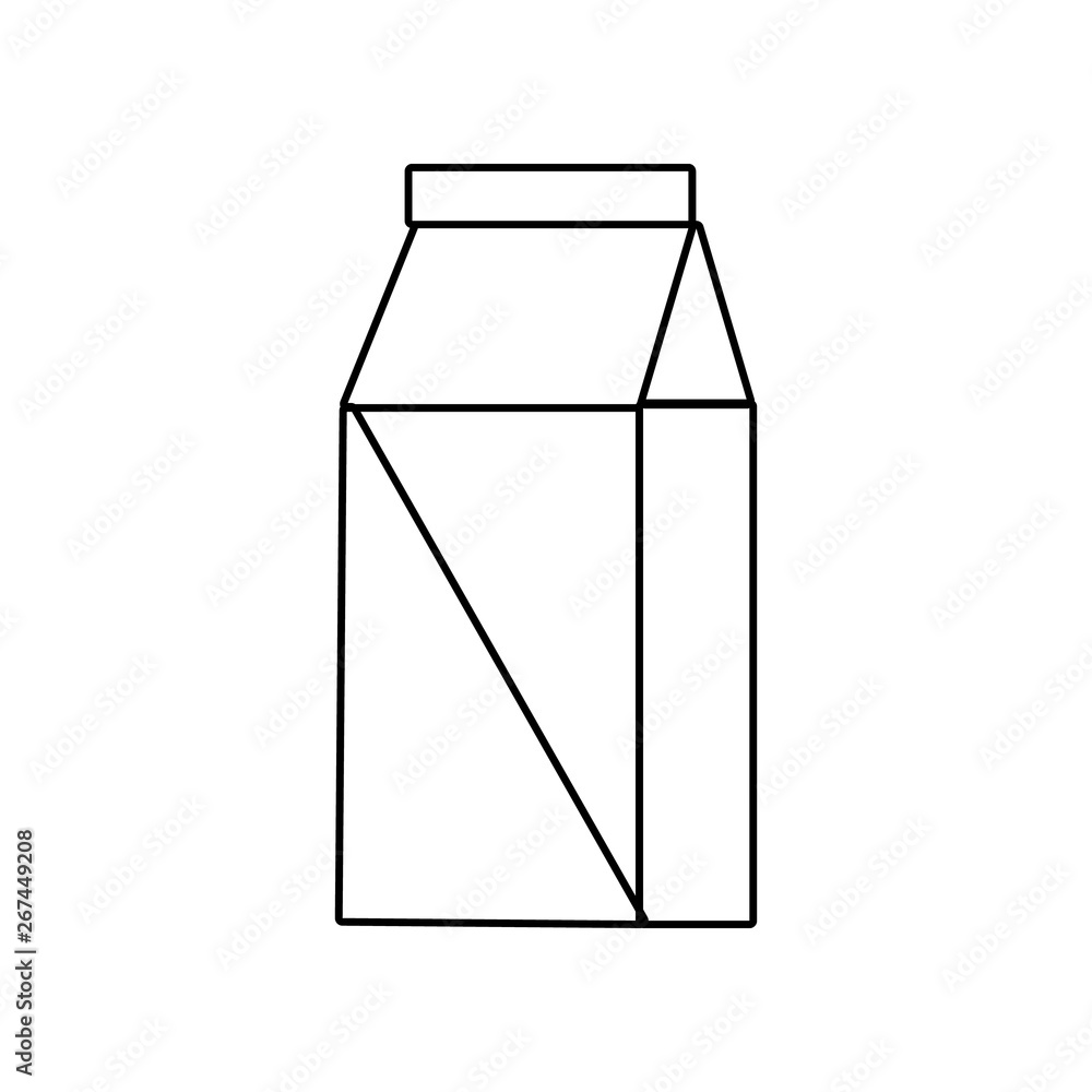Poster milk icon. element of eating for mobile concept and web apps icon. outline, thin line icon for websi