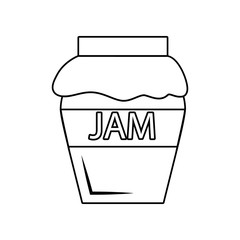 Jar icon. Element of eating for mobile concept and web apps icon. Outline, thin line icon for website design and development, app development