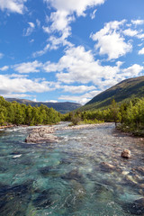 Idyllische Wasserlandschaft in Skandinavien