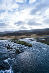 river in the mountains