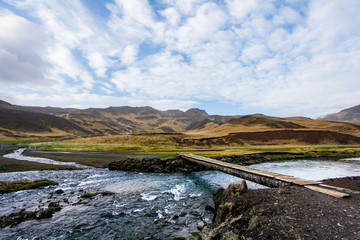 river in the mountains