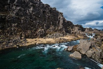 river in the mountains