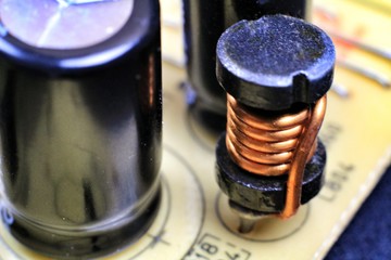 Electromagnetic coil on a motherboard