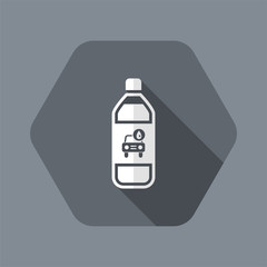 Vector illustration of single isolated car soap icon