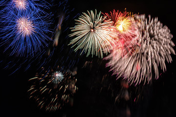 fireworks in the sky