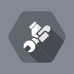 Vector illustration of single isolated technical icon