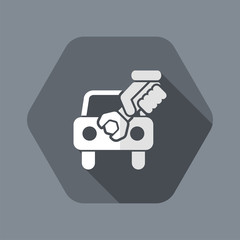 Car assistance icon
