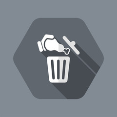 Food trash icon