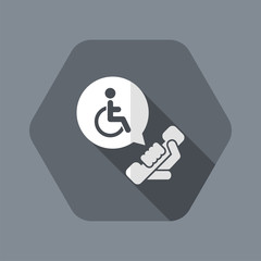 Handicap assistance line