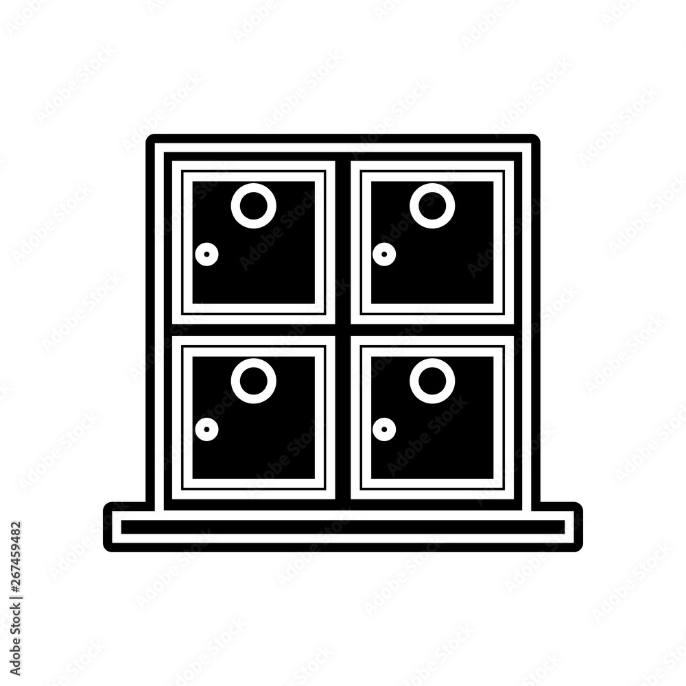 Aufkleber store box icon. element of hipermarket for mobile concept and web apps icon. glyph, flat icon for we
