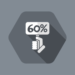 Discount label icon