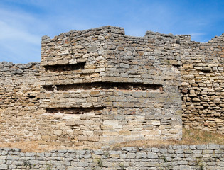 The walls of the old fortress. Akkerman in Ukraine.