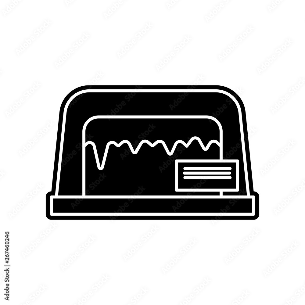 Poster cake on sale icon. element of hipermarket for mobile concept and web apps icon. glyph, flat icon for