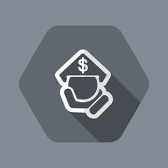 Business coin icon