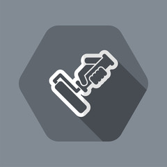 Painter roll icon © Myvector