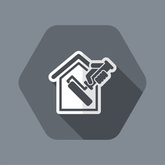 Painter roll icon © Myvector