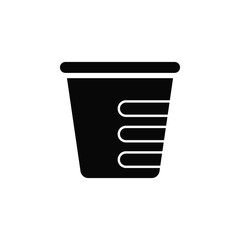 Plastic, glass   icon. Element of kitchen for mobile concept and web apps illustration. Thin flat icon for website design and development, app development. Premium icon