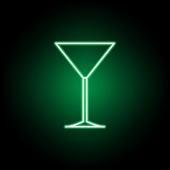 Martini glass, table etiquette icon. Can be used for web, logo, mobile app, UI, UX