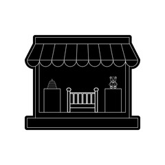 baby shop icon. Element of Hipermarket for mobile concept and web apps icon. Glyph, flat icon for website design and development, app development