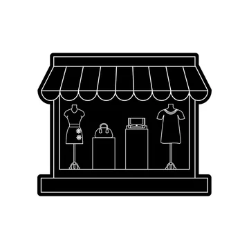 Online Shopping Product Categories Vector Icons Set, Modern Solid Stock  Illustration - Illustration of cloth, market: 95357320