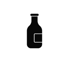 Bottle, beer  icon. Element of kitchen for mobile concept and web apps illustration. Thin flat icon for website design and development, app development. Premium icon