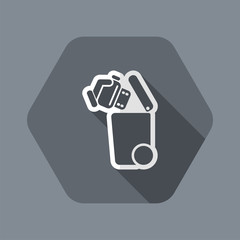 Separate waste collection icon