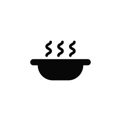 Hot, dish  icon. Element of kitchen for mobile concept and web apps illustration. Thin flat icon for website design and development, app development. Premium icon