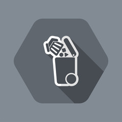 Separate waste collection icon