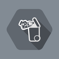 Separate waste collection icon