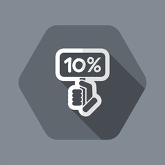 Discount label icon