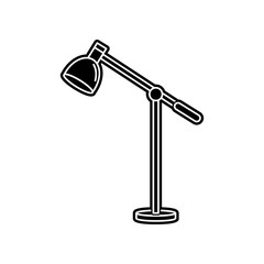 Table Lamp  icon. Element of household for mobile concept and web apps icon. Glyph, flat icon for website design and development, app development