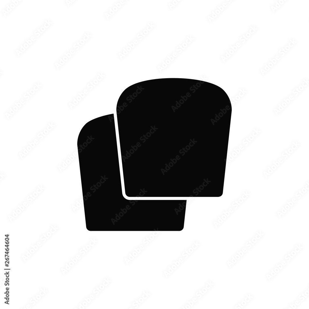 Poster bread icon. element of kitchen for mobile concept and web apps illustration. thin flat icon for webs