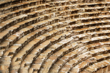 Theatre of Gerasa, ancient roman city in Jordan