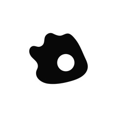 Egg, omelet  icon. Element of kitchen for mobile concept and web apps illustration. Thin flat icon for website design and development, app development. Premium icon