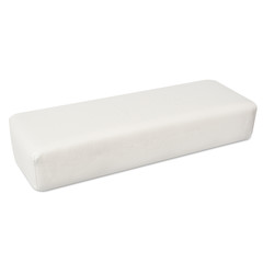 pillow under the arm in the process of manicure