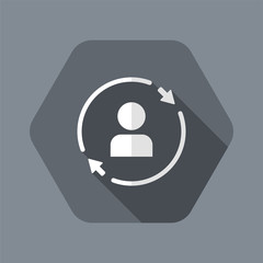 Personal account updates - Flat minimal icon