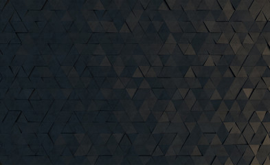 Geometric style background with triangles. 3d rendering.