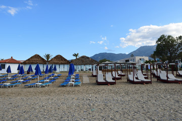 strand in georgioupolis auf kreta, griechenland