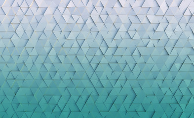 Geometric style background with triangles. 3d rendering.