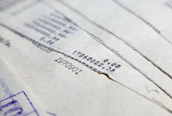 Old paper documents