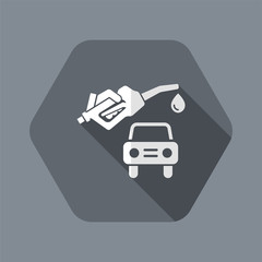 Car fuel - Vector icon