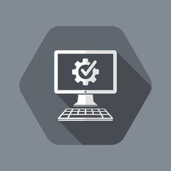 Checking computer performance icon