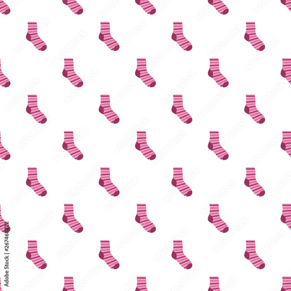 Poster woman sock pattern seamless vector repeat for any web design