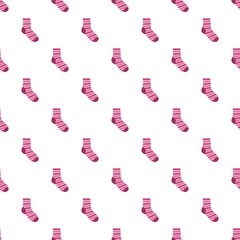 Woman sock pattern seamless vector repeat for any web design