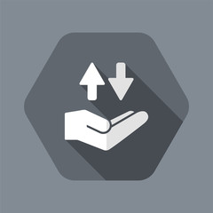 Service offer - Transfer concept - Minimal icon